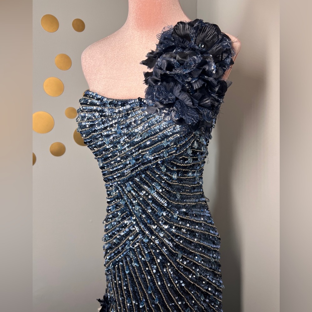 NWT Jovani Lace And Sequin Mermaid Gown - Picture 3 of 16